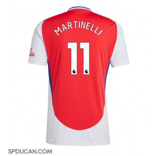 Muški Nogometni Dres Arsenal Gabriel Martinelli #11 Domaci 2024-25 Kratak Rukav